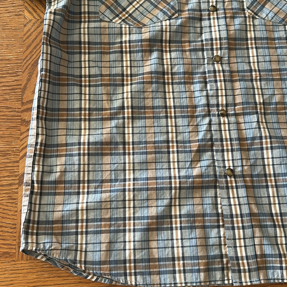 Pendleton *NWOT* Men's Frontier Short Sleeve Western Snap Front Shirt - Picture 6 of 13